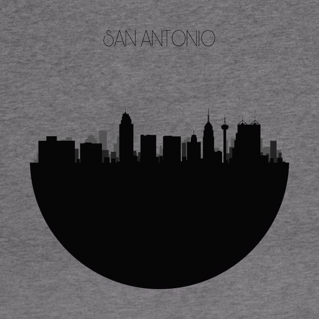 San Antonio Skyline by inspirowl